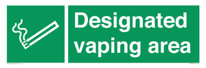 Designated vaping area